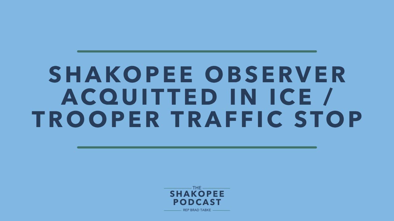 Shakopee Observer Acquitted in an ICE / Trooper Traffic Stop